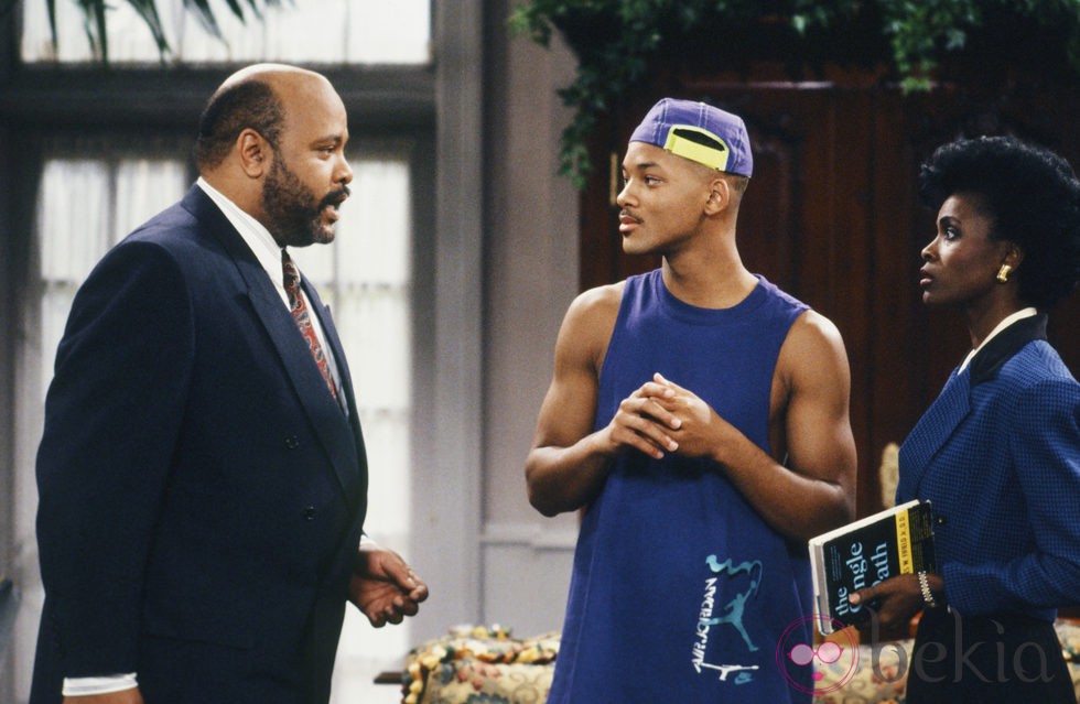 James Avery, Will Smith y Janet Hubert en 'El Príncipe de Bel Air'