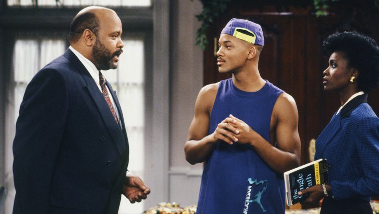 James Avery, Will Smith y Janet Hubert en 'El Príncipe de Bel Air'