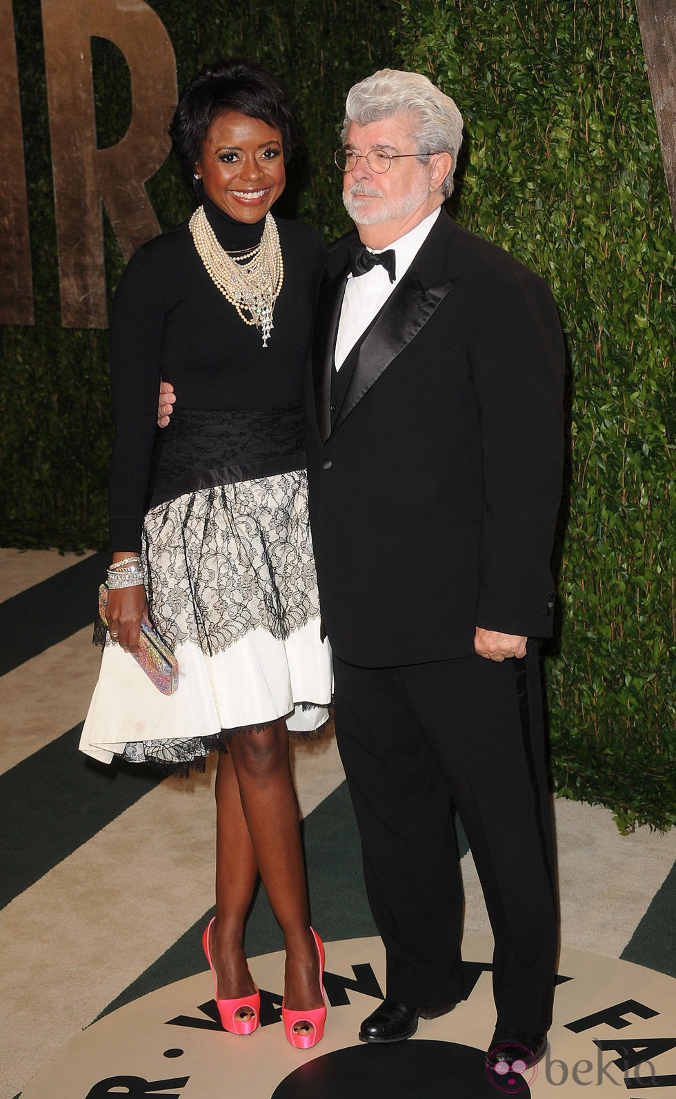 George Lucas y su mujer Mellody Hobson