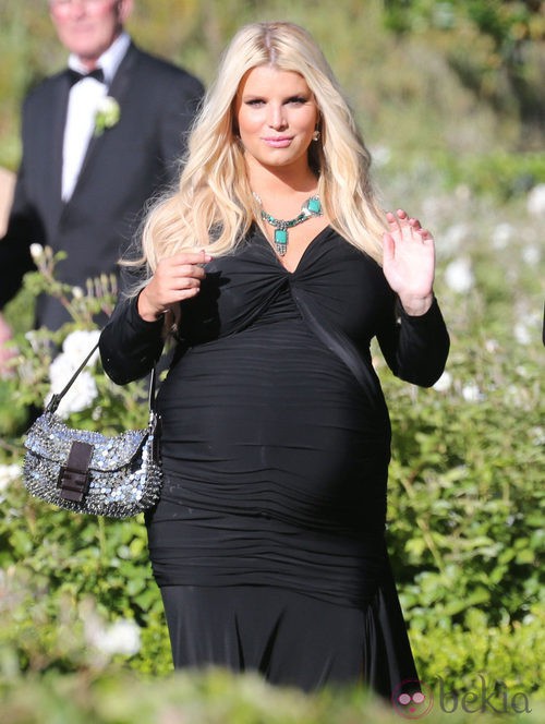 Jessica Simpson en la recta final de su segundo embarazo