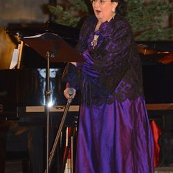 Montserrat Caballé en el concierto benéfico 'Voces para la esperanza' en Barcelona