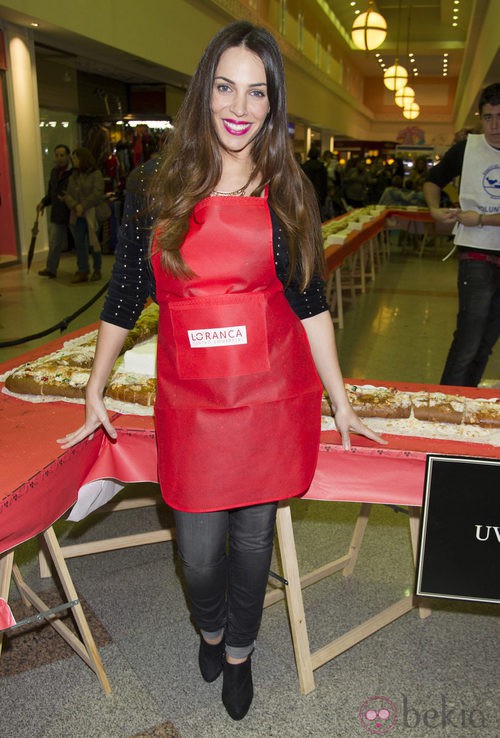 Nerea Garmendia amadrina un Roscón de Reyes solidario