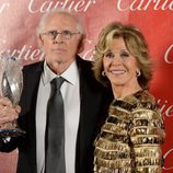 Bruce Dern y Jane Fonda en la gala de premios del Festival Internacional de Palm Springs 2014