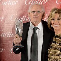 Bruce Dern y Jane Fonda en la gala de premios del Festival Internacional de Palm Springs 2014