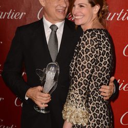 Tom Hanks y Julia Roberts en la gala de premios del Festival Internacional de Palm Springs