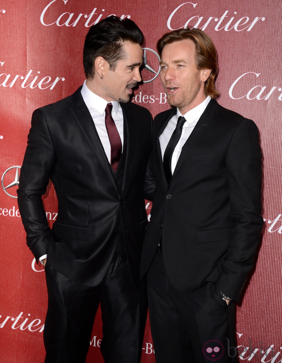 Colin Farrell y Ewan McGregor en la gala de premios del Festival Internacional de Palm Springs 2014