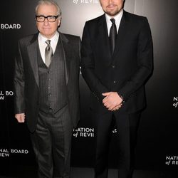 Martin Scorsese y Leonardo DiCaprio en los National Board of Review 2014