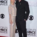 Anna Faris y Chris Pratt en la alfombra roja de los People's Choice Awards 2014