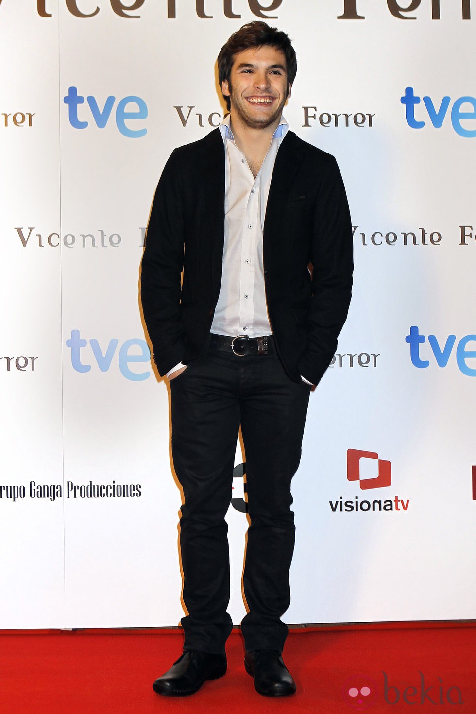 Ricardo Gómez en el estreno de 'Vicente Ferrer'