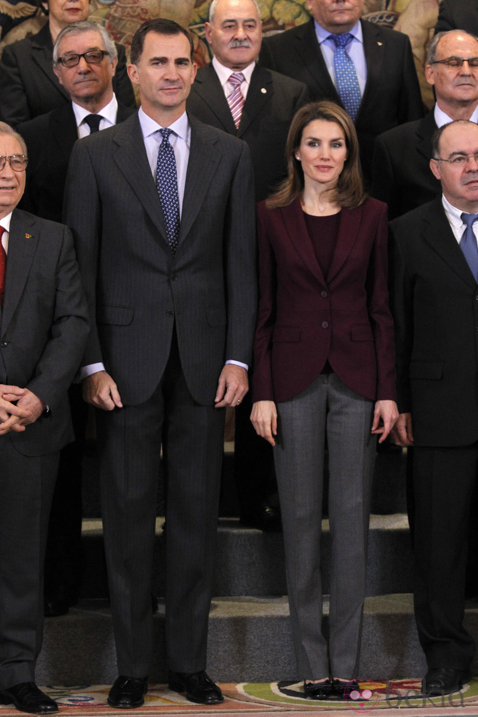 Los Príncipes de Asturias en una audiencia a la Federación Española de Donantes de Sangre