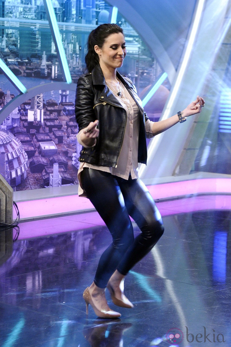 Pilar Rubio bailando en 'El Hormiguero'