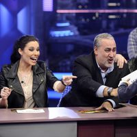 Pilar Rubio, Jorge Salvador, Mario Vaquerizo, Toni Cantó y su hijo en 'El Hormiguero'