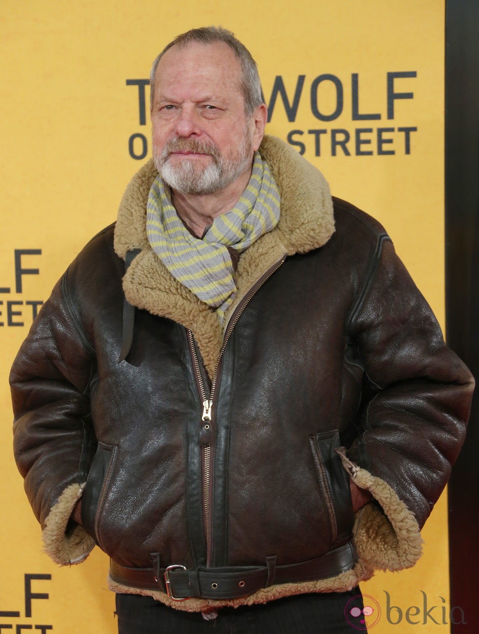 Terry Gilliam en la premiere de 'El lobo de Wall Street' en Londres