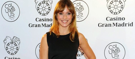 Marta Etura en la inauguración de un casino en Madrid