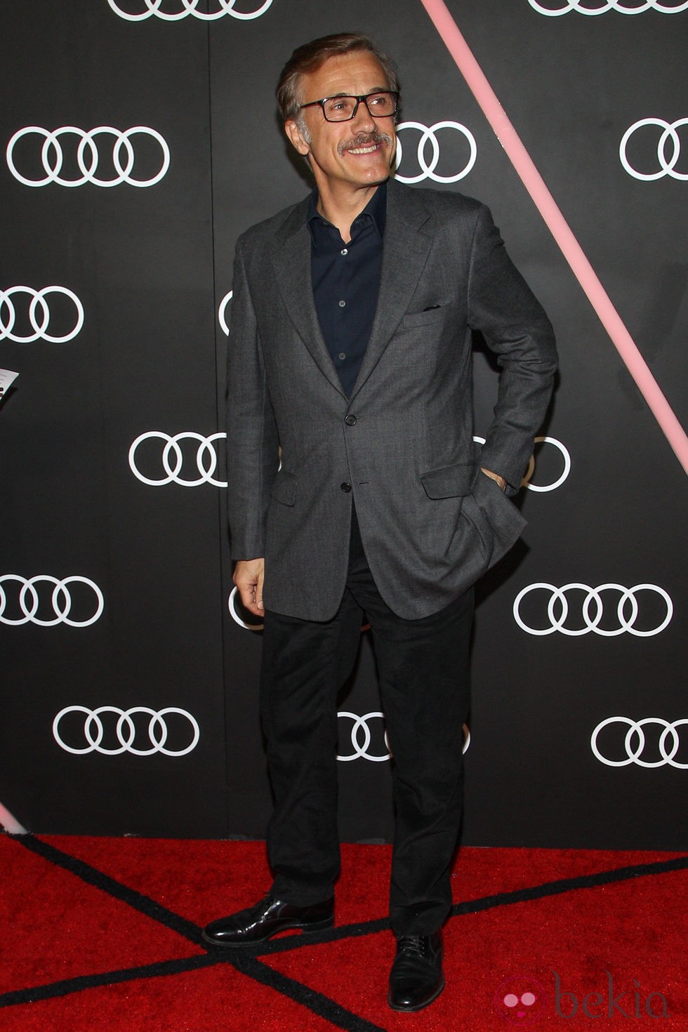 Christoph Waltz en el cocktail previo a los Globos de Oro 2014