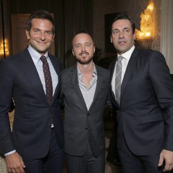 Bradley Cooper, Aaron Paul y Jon Hamm en la gala de los AFI Awards 2013