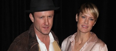 Ben Foster y Robin Wright en la premiere de 'El único superviviente' en Nueva York