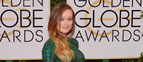 Olivia Wilde en la alfombra roja de los Globos de Oro 2014