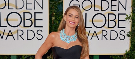 Sofia Vergara en la alfombra roja de los Globos de Oro 2014