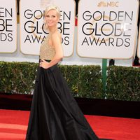 Monica Potter en la alfombra roja de los Globos de Oro 2014