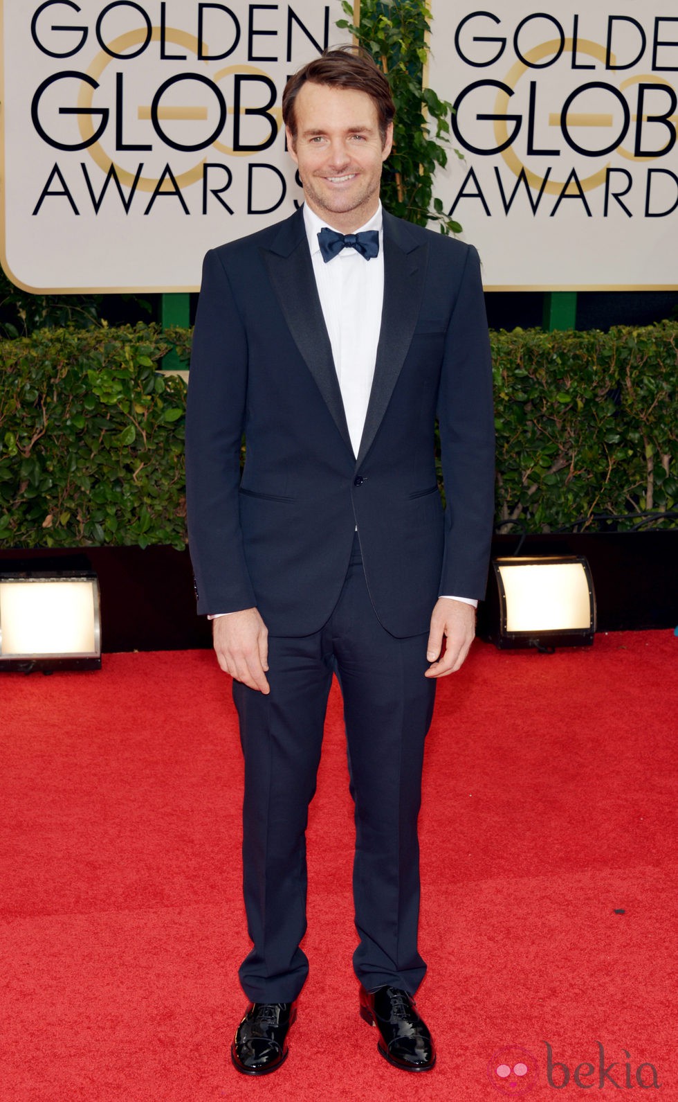 Will Forte en la alfombra roja de los Globos de Oro 2014