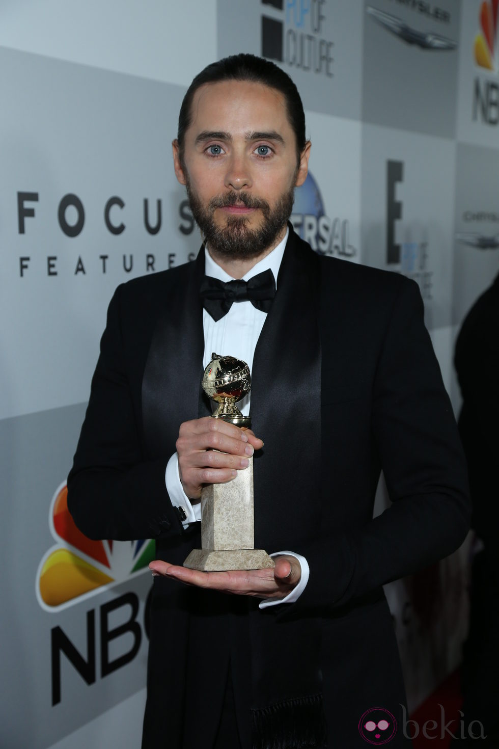 Jared Leto en la fiesta NBC tras los Globos de Oro 2014