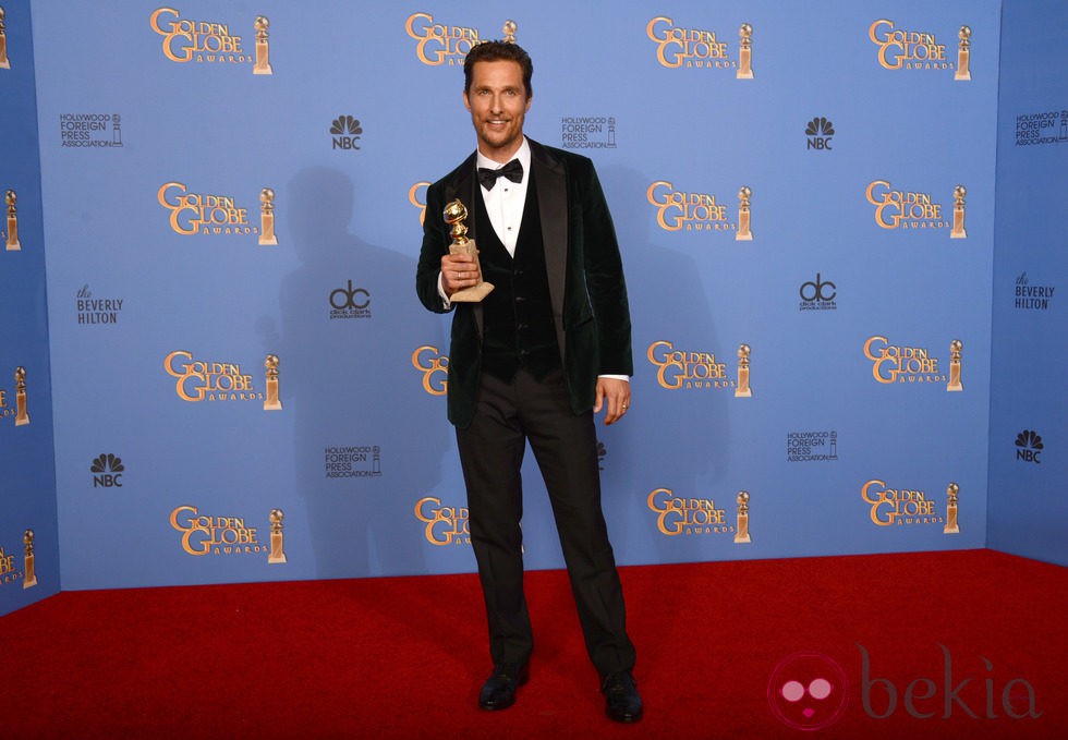 Matthew McConaughey, mejor actor de drama en los Globos de Oro 2014