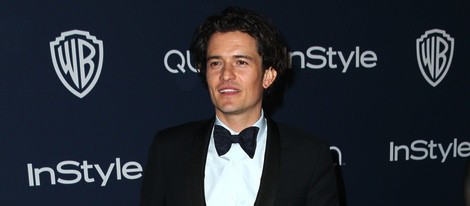 Orlando Bloom en la fiesta Warner Bros. tras los Globos de Oro 2014