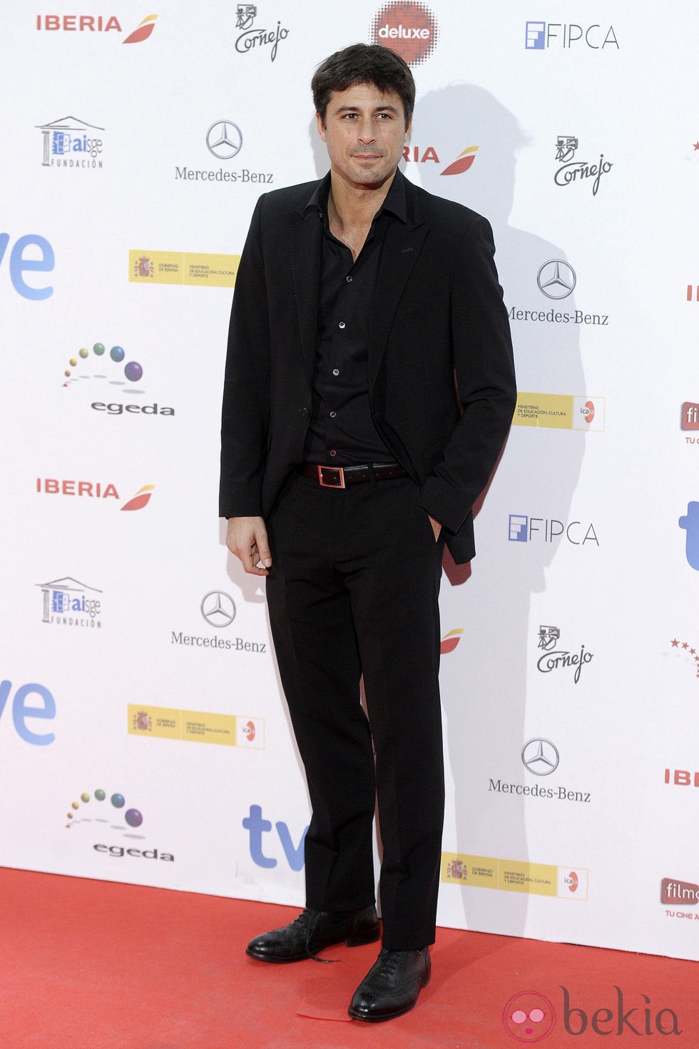 Hugo Silva en los Premios José María Forqué 2014