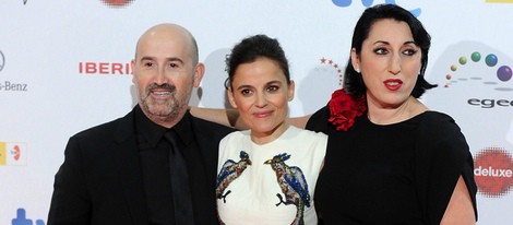 Javier Cámara, Elena Anaya y Rossy de Palma en los Premios José María Forqué 2014