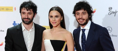 Rodrigo Sorogoyen, Aura Garrido y Javier Pereira en los Premios José María Forqué 2014