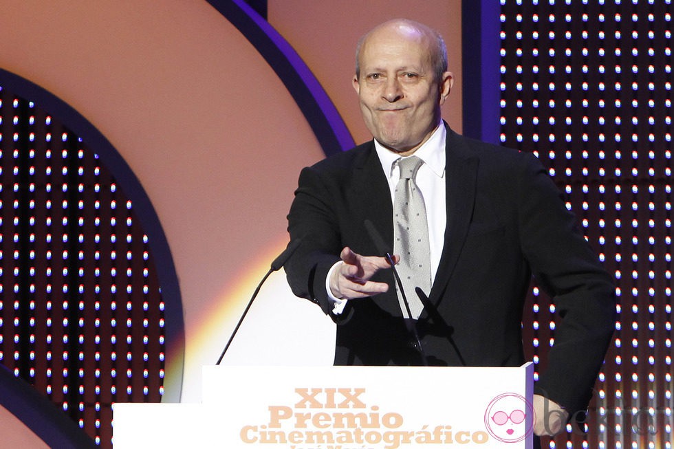 José Ignacio Wert en la gala de los Premios José María Forqué 2014