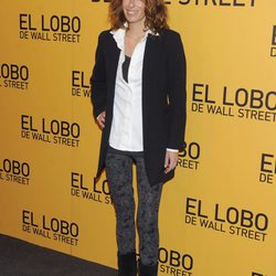 Mónica Martín Luque en el estreno de 'El lobo de Wall Street' en Madrid