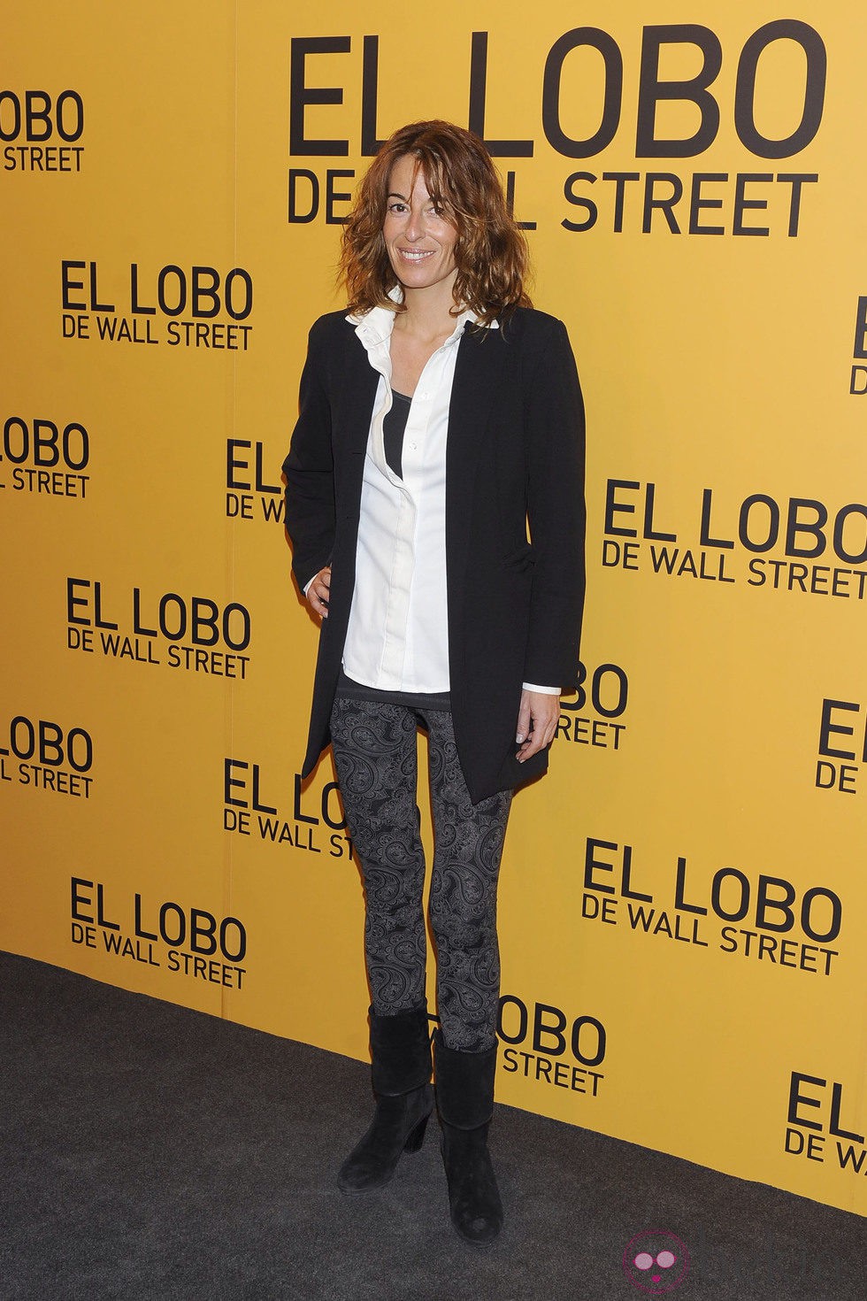 Mónica Martín Luque en el estreno de 'El lobo de Wall Street' en Madrid