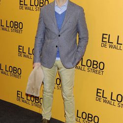 Modesto Lomba en el estreno de 'El lobo de Wall Street' en Madrid