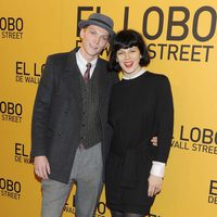 Bimba Bosé y Charlie Centa en el estreno de 'El lobo de Wall Street' en Madrid