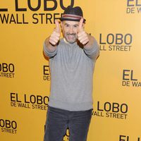 Javier Cámara en el estreno de 'El lobo de Wall Street' en Madrid