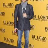 Manuel Martínez en el estreno de 'El lobo de Wall Street' en Madrid