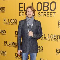 Manuel Martínez en el estreno de 'El lobo de Wall Street' en Madrid