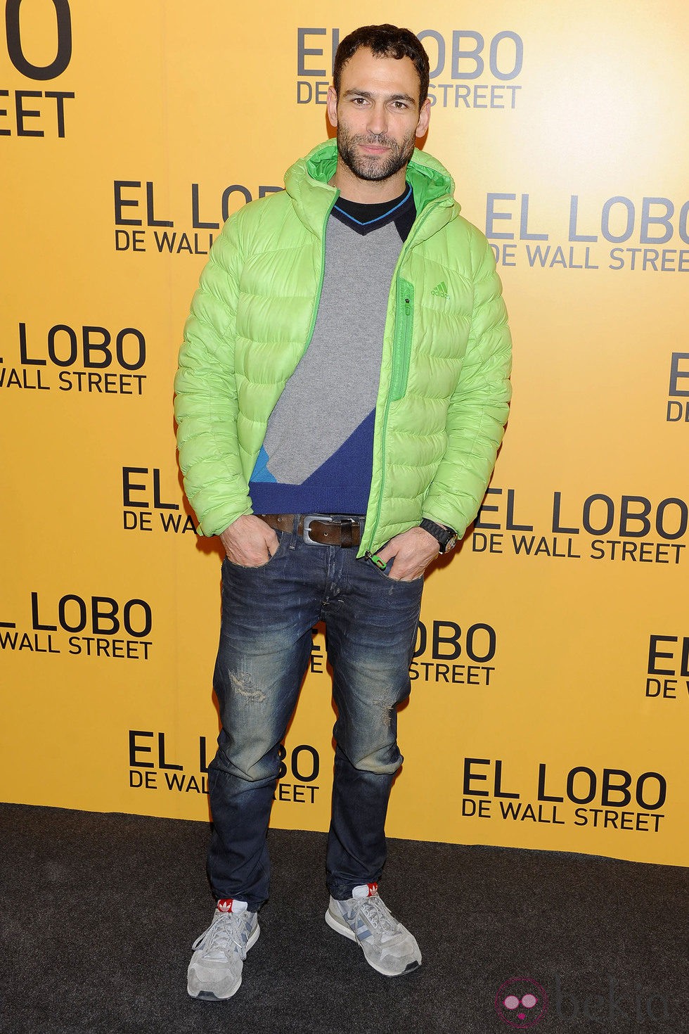 Darío Barrio en el estreno de 'El lobo de Wall Street' en Madrid