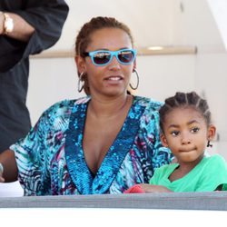 Mel B y su hija Angel Iris Belafonte durante unas vacaciones en Sydney