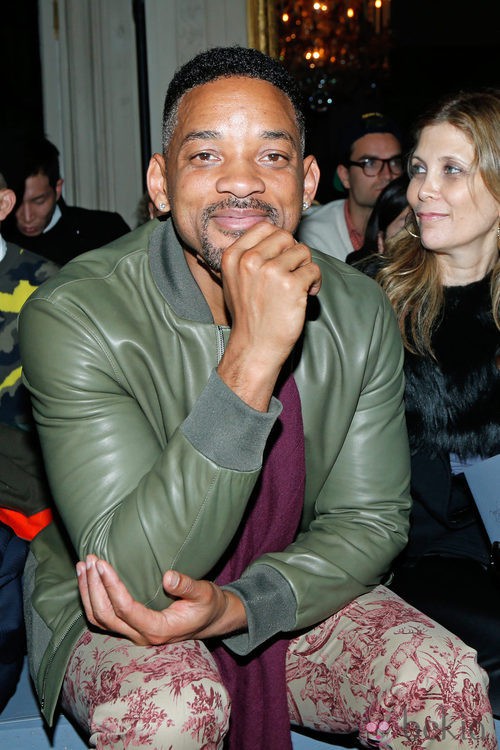 Will Smith en el desfile masculino otoño/invierno 2014 de Valentino en Milán