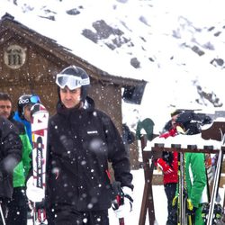 El Príncipe Felipe en la estación de esquí de Formigal