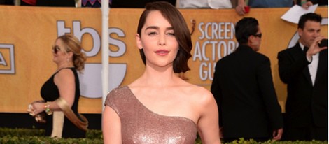 Emilia Clarke en los Premios del Sindicato de Actores 2014