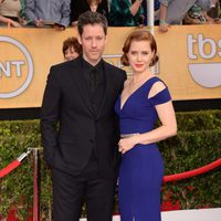 Amy Adams y Darren Le Gallo en los Premios del Sindicato de Actores 2014