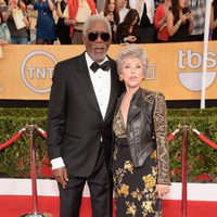 Morgan Freeman y Rita Moreno en los Premios del Sindicato de Actores 2014