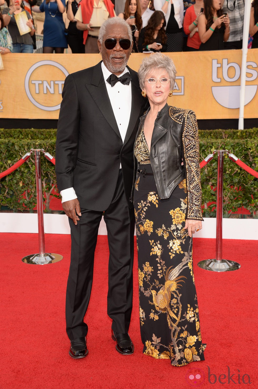 Morgan Freeman y Rita Moreno en los Premios del Sindicato de Actores 2014