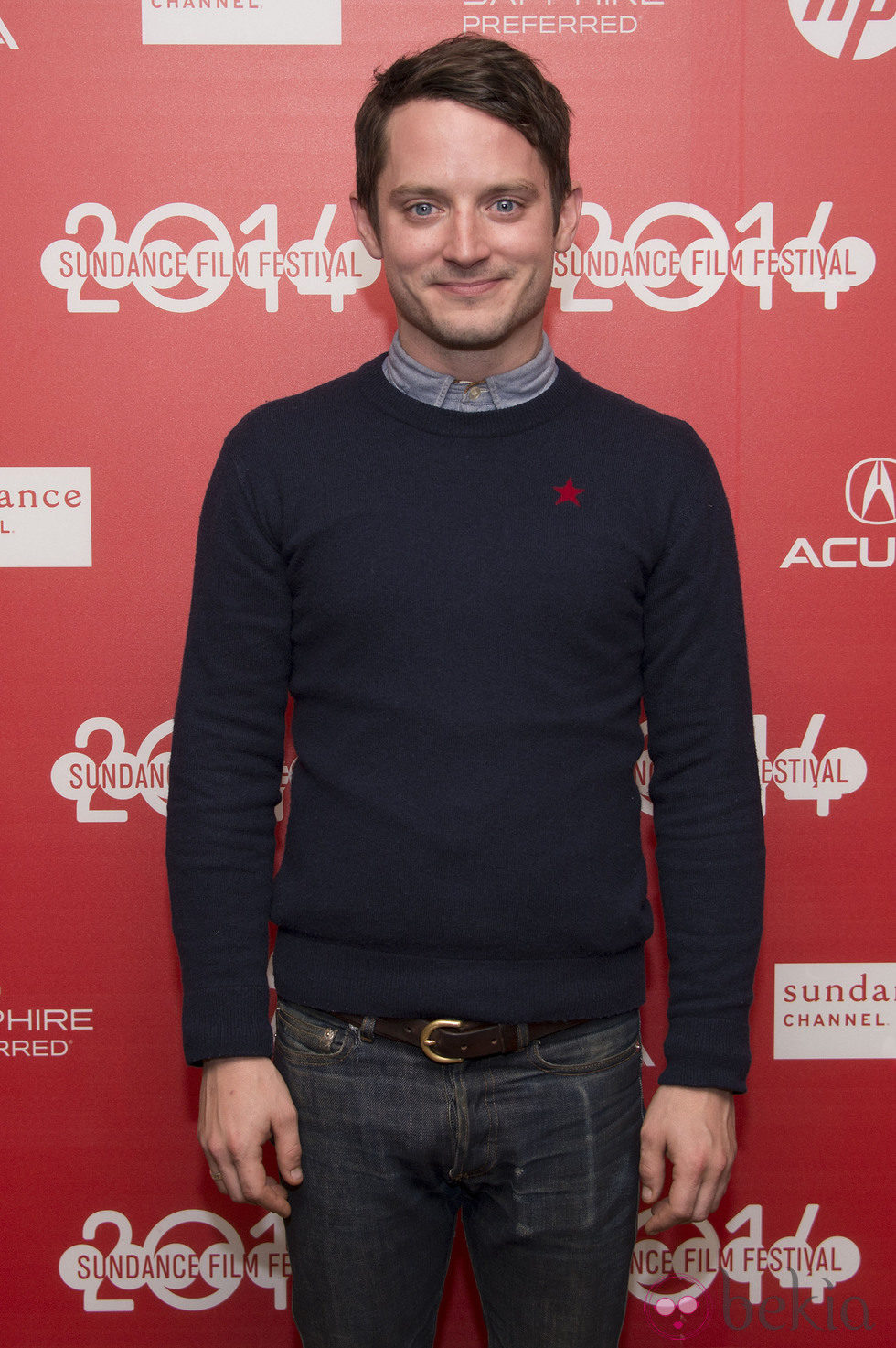 Elijah Wood a su llegada al festival de cine 'Sundance' 2014