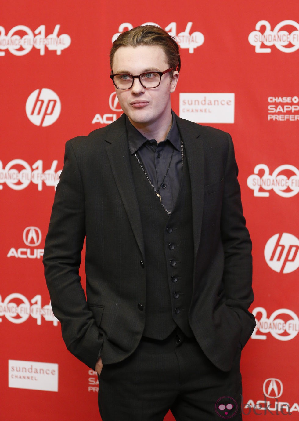 Michael Pitt a su llegada al festival de cine 'Sundance' 2014