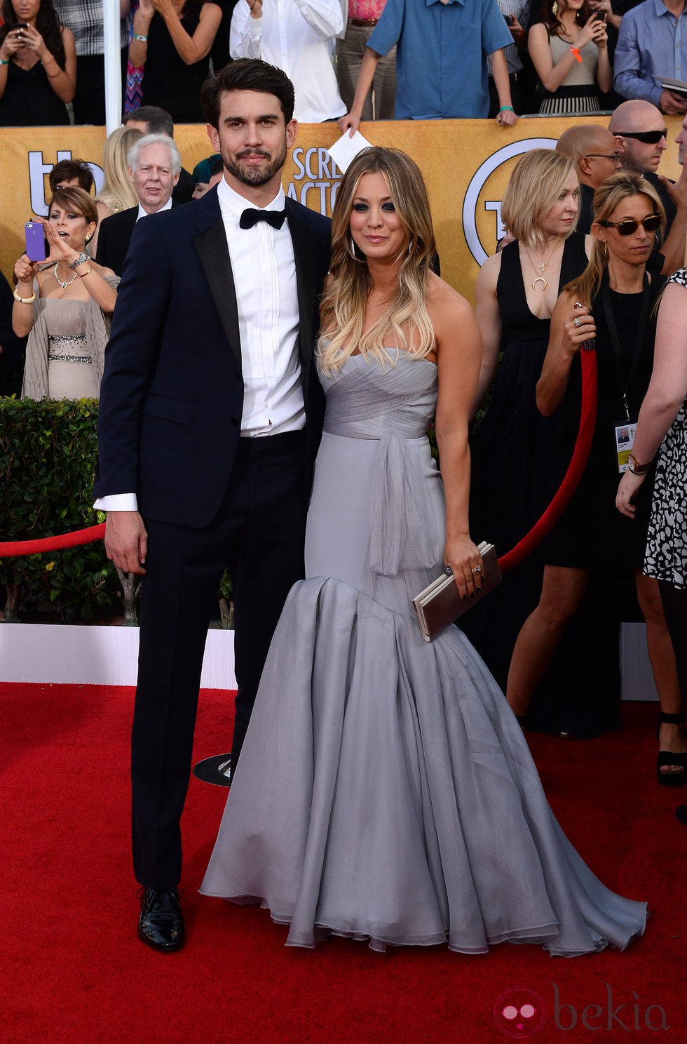 Kaley Cuoco y Ryan Sweeting en los Premios del Sindicato de Actores 2014